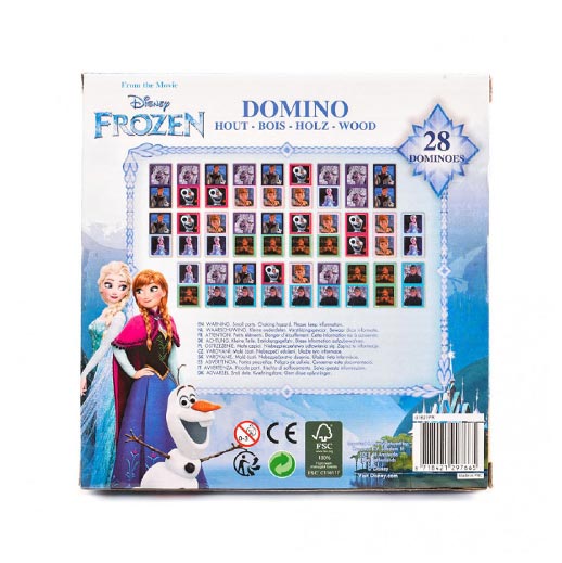 Domino Spiel aus Holz mit Disney Frozen - Die Eiskönigin bei bekos.ch