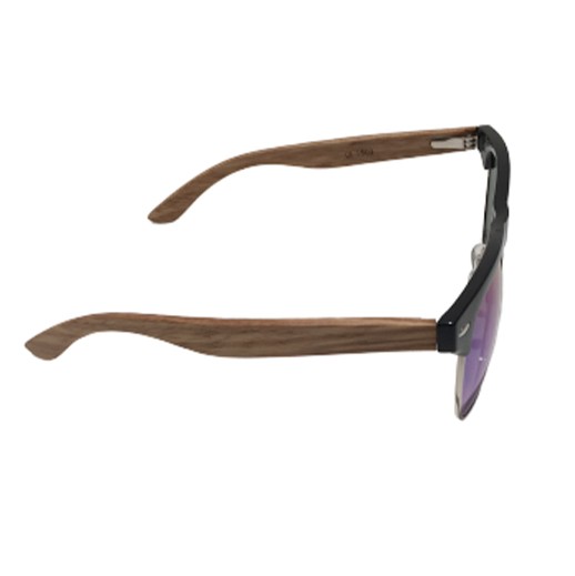 Polarisierte Sonnenbrille mit Zebra-Holz Bügel bei bekos.ch