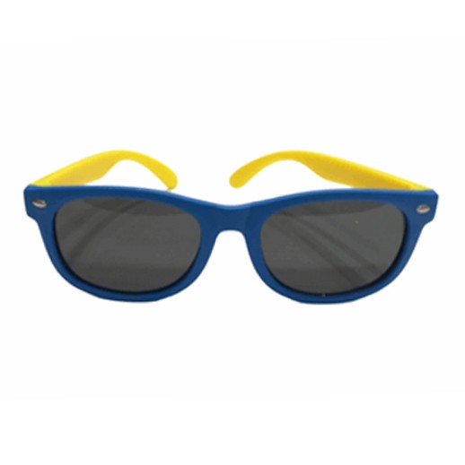 Unzerstörbare Kindersonnenbrille Blau / Gelb bei bekos.ch