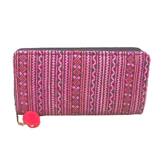 Geldbörse aus 100 % Baumwolle, pink, large bei bekos.ch