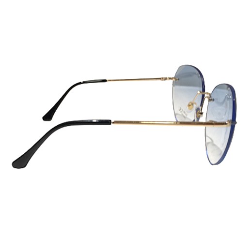 Modische Damen Sonnenbrille mit blau getönten Gläser bei bekos.ch