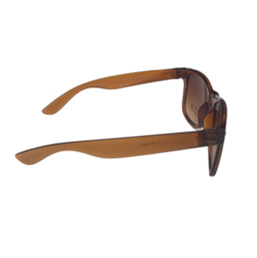 Retro Nerd - Sonnenbrille braun transparent