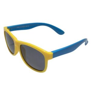 Unzerstörbare Kindersonnenbrille Gelb / Blau bei bekos.ch