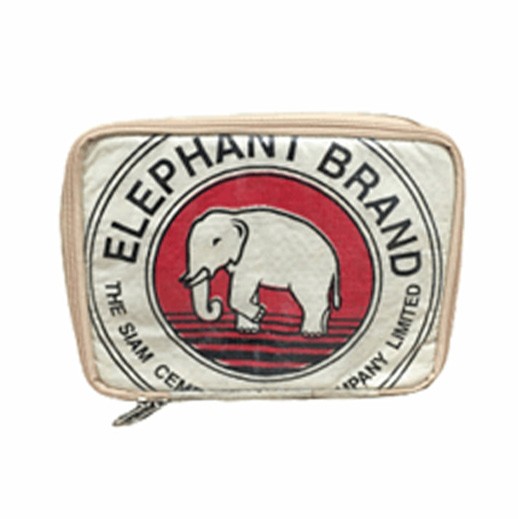 Upscycling - Laptoptasche Elephant Brand aus recycelten Zementsäcke 12 zoll bei bekos.ch
