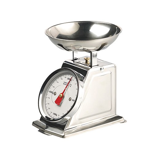 Analoge Retro-Küchenwaage bis 2 kg mit Tara-Funktion bei bekos.ch
