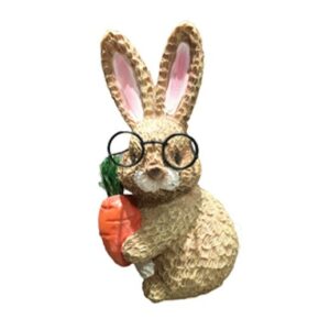 "Horst" lustiger Hase mit Brille und Karotte