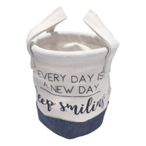 Kleine Aufbewahrungskörbe aus Jeansstoff und Kork 2er Set bei bekos.ch