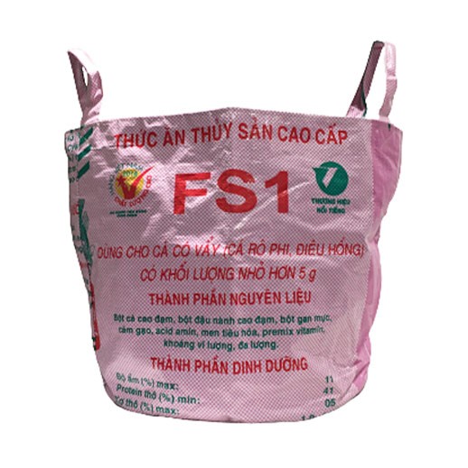 Upcycling - grosse Aufbewahrungs- und Universaltasche aus recyceltem Reissack light Pink bei bekos.ch