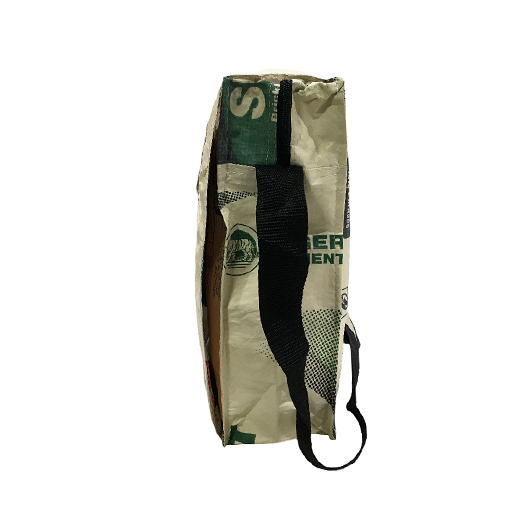 Upcycling - Umhängetasche XL aus recycelten Zementsäcke green Tiger