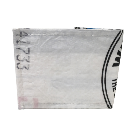 Upcycling - klassische Geldbörse aus recycelten Zementsäcke White Tiger