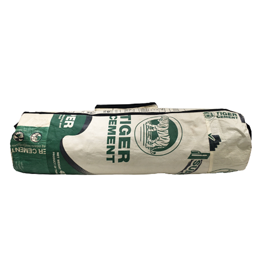 Upcycling - Yoga-Tasche aus recycelten Zementsäcke green Tiger