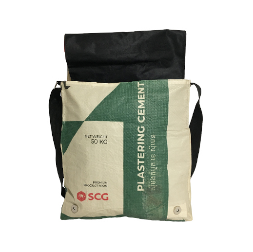 Upcycling - Studententasche aus recycelten Zementsäcke Naga