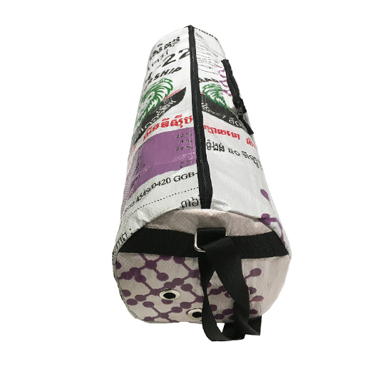 Upcycling - Yoga-Tasche aus recycelten Reissäcke Löwe