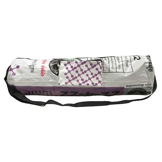 Upcycling - Yoga-Tasche aus recycelten Reissäcke Löwe