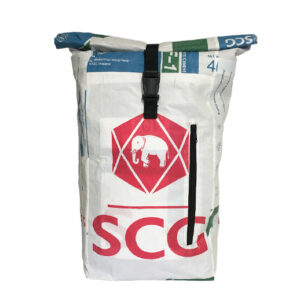 Upcycling - Kurierrucksack aus recycelten Zementsäcke Elephant