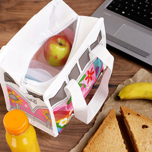 Lunch-Bag Bulli VW T1 Sommer Love aus recycelten Plastikflaschen