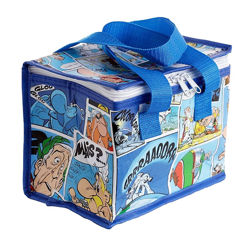 Lustige Kühltasche aus recycelten Plastikflaschen mit Asterix
