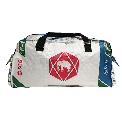 Upcycling - Extra grosse Sporttasche aus recycelten Zementsäcke Elephant
