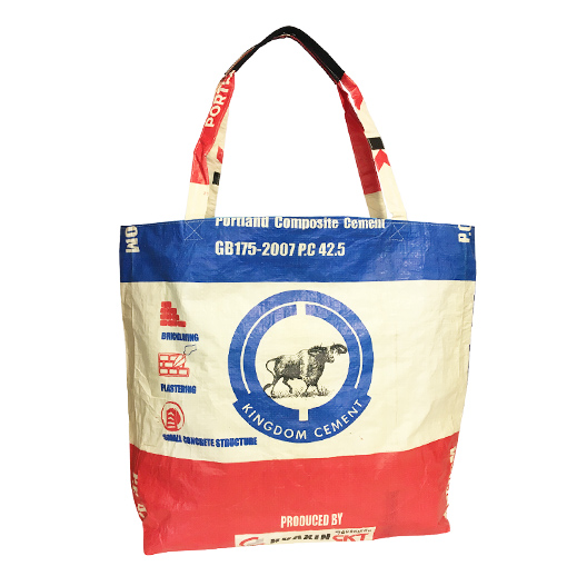 Upcycling - Grosser Shopper XXL aus recycelten Zementsäcke Wasserbüffel