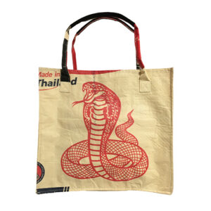 Upcycling - Handliche Tasche aus recycelten Zementsäcke Cobra