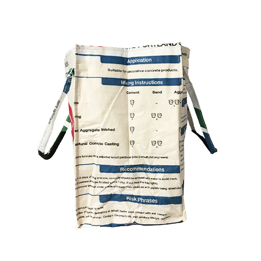 Upcycling - Handliche Tasche aus recycelten Zementsäcke Elephant