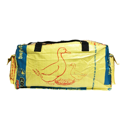 Upcycling - Extra grosse Sporttasche aus recycelten Futtersäcke Ente