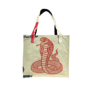 Upcycling - Handliche Tasche aus recycelten Zementsäcke Cobra