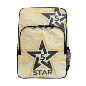 Upcycling - Tagesrucksack aus recycelten Zementsäcke Star