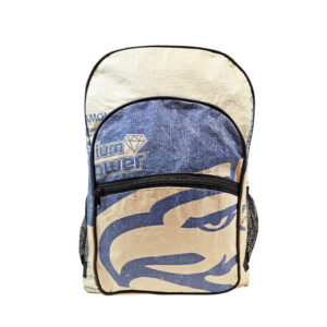 Upcycling - Grosser Rucksack aus recycelten Zementsäcke Adler