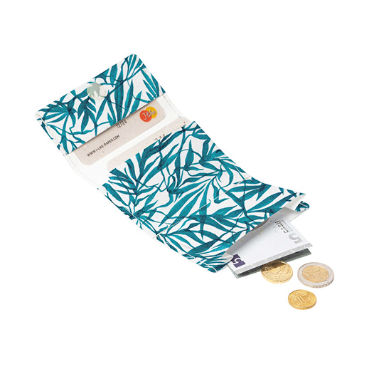 Flap Wallet – ultraleichte Geldbörse aus Tyvek PALM LEAFS
