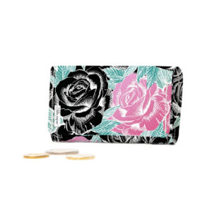 Flap Wallet – ultraleichte Geldbörse aus Tyvek Rosen