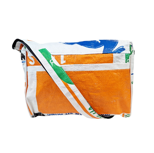 Upcycling - Umhängetasche aus recycelten Futtersäcke Hörnchen