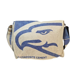 Upcycling - Umhängetasche aus recycelten Zementsäcke Adler
