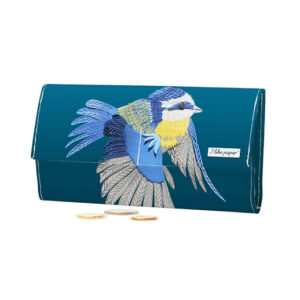 Portemonnaie XL – extra viel Platz, ultraleicht aus Tyvek BLAUMEISE