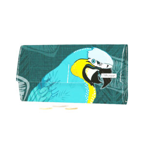 Portemonnaie XL – extra viel Platz, ultraleicht aus Tyvek BLUE MACAW