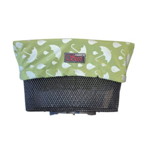 Velokorbabdeckung aus Softshell – upgecycelt & vielseitig - Schirm reflektierend