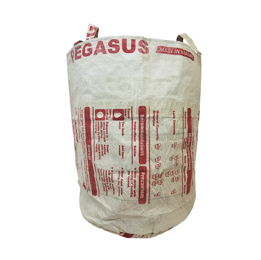 Upcycling - grosser Wäschesack / Universaltasche aus recycelten Zementsäcke Pegasus