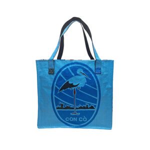 Upcycling - Handliche Tasche aus recycelten Futtersäcke Storch