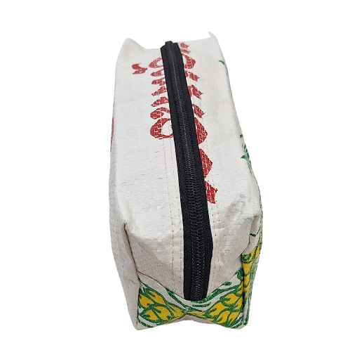 Upcycling – Schreibzeug-Etui aus recycelten Reissäcke Lotus