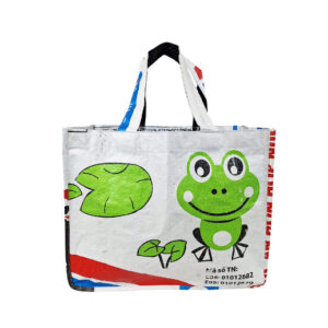 Upcycling - Tasche Sigi aus recycelten Futtersäcke Frogie