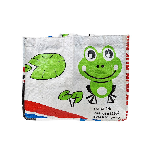 Upcycling - Tasche Sigi aus recycelten Futtersäcke Frogie