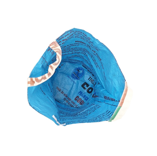 Upcycling - grosser Wäschesack / Universaltasche aus recycelten Zementsäcke Mountain