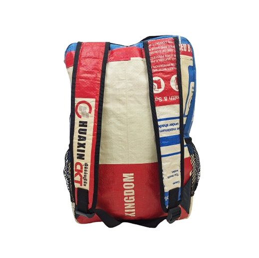 Upcycling - Tagesrucksack aus recycelten Zementsäcke Adler II