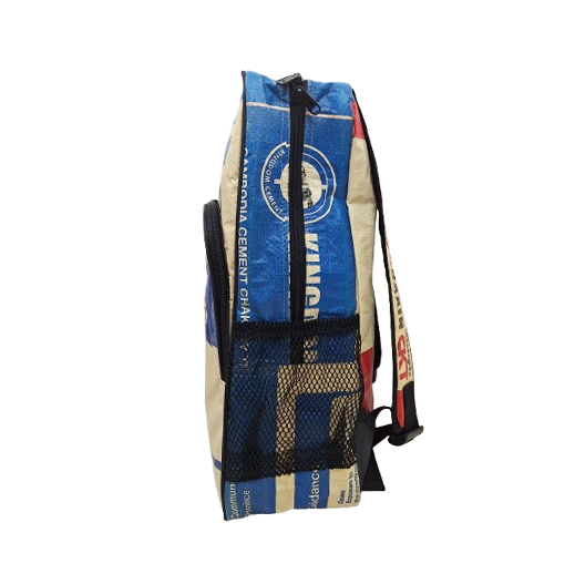 Upcycling - Tagesrucksack aus recycelten Zementsäcke Adler II