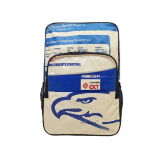 Upcycling - Tagesrucksack aus recycelten Zementsäcke Adler II