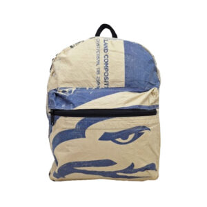 Upcycling - City Rucksack aus recycelten Zementsäcke Adler