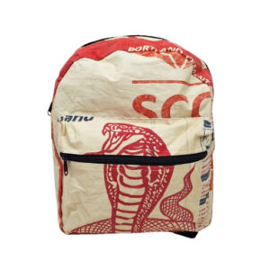 Upcycling - City Rucksack aus recycelten Zementsäcke Cobra