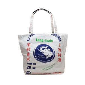 Upcycling - Grosser Shopper XXL aus recycelten Reissäcke Elephant Royal