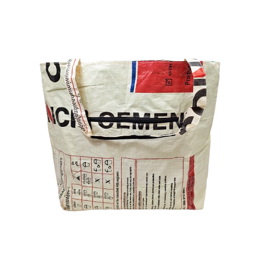 Upcycling - Grosser Shopper XL aus recycelten Zementsäcke Cobra