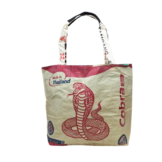 Upcycling - Grosser Shopper XL aus recycelten Zementsäcke Cobra